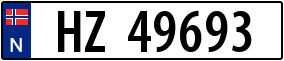 Truck License Plate